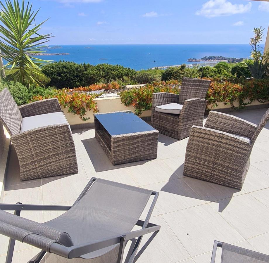 Vue Mer Imprenable Et Piscine Bandol Extérieur photo